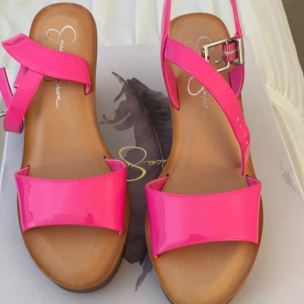 Pink sandals